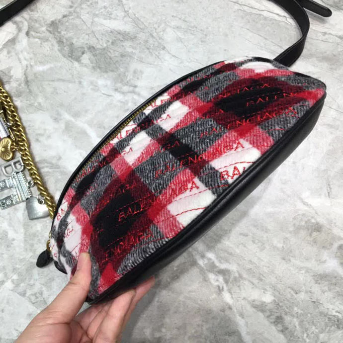 BALENCIAG巴黎世家 新品 Souvenir系列腰包 單肩包 鐵塔掛繩  BL1739